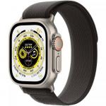 Smartwatch Apple Watch Ultra, 1.92inch, 4G, curea nylon M-L, Titan-Black/Gray Trail Loop