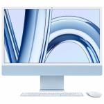 Calculator Apple iMac 4.5K Retina, Apple M3 Octa Core, 23.8inch, RAM 8GB, SSD 256GB, Apple M3 10-Core, macOS Sonoma, Blue