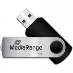 Stick memorie MediaRange MR907, 4GB, USB 2.0, Black-Gray