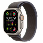 Smartwatch Apple Watch Ultra 2 Titanium, 1.92inch, 4G, Curea Nailon M/L, Beige- Blue/Black Trail Loop