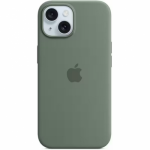 Protectie pentru spate Apple Silicone cu MagSafe pentru iPhone 15, Cypress