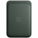 Suport card Apple FineWoven Wallet cu MagSafe pentru Iphone, Evergreen