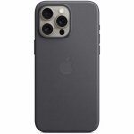 Protectie pentru spate Apple FineWoven cu MagSafe pentru iPhone 15 Pro Max, Black