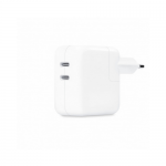 Incarcator retea Apple MW2K3ZM/A, 2x USB-C, 35W, White