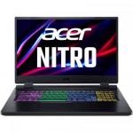 Laptop Acer Nitro 5 AN517-55, Intel Core i7-12700H, 17.3inch, RAM 16GB, SSD 512GB, nVidia GeForce RTX 4060 8GB, No OS, Obsidian Black