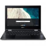 Laptop 2-in-1 Acer Chromebook Spin 511 R752TN-C3B7, Intel Celeron Dual Core N4020, 12inch Touch, RAM 4GB, eMMC 32GB, Intel UHD Graphics 600, Chrome OS, Black