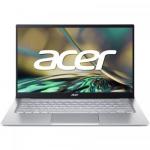 Laptop Acer Swift 3 SF314-512, Intel Core i5-1240P, 14inch, RAM 8GB, SSD 512GB, Intel Iris Xe Graphics, No OS, Pure Silver