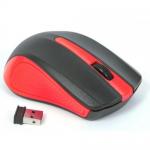 Mouse Optic Omega OM0419R, USB Wireless, Black-Red