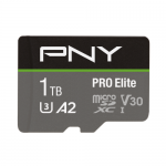 Memory Card microSDXC PNY Pro Elite 1TB, Class 10, UHS-I U3, V30, A2 + Adaptor SD