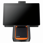 Sistem POS SUNMI T2s L1563, Qualcomm Snapdragon Kryo 260, 15.6inch + 15.6inch Customer Display, RAM 4GB, Flash 64GB, Android 9.0, Black-Orange