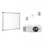 Pachet interactiv - Tabla Donview E Series IWB 86inch + Videoproiector Optoma X309ST + Suport PRB-8M