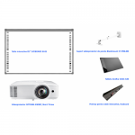 Pachet interactiv - Tabla Evoboard IB85 + Videoproiector Optoma X309ST + Suport Blackmount CT-PRB-8M + Tableta grafica Veikk A30 + Tray