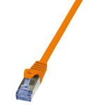 Patch Cord LogiLink CQ3088S, Cat.6A, S/FTP, PIMF PrimeLine, 7.5m, Orange 