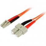 Patch Cord Startech 50FIBLCSC3, LC - SC, 3m, Orange