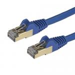 Patch Cord Startech 6ASPAT2MBL, CAT6a, STP, 2m, Blue