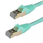 Patch Cord Startech 6ASPAT3MAQ, Cat6a, STP, 3m, Aqua