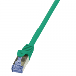 Patchcord Logilink, Cat.6A, S/FTP, 0.25m, Green