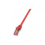 Patchcord Logilink, Cat6, S/FTP, 10m, Red