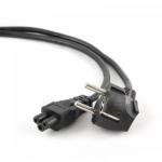 Cablu alimentare Gembird PC-186-ML12-3M, Schuko CEE7 - C5, 3m, Black, Bulk