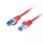 Patchcord Lanberg PCF6A-10CC-0100-R, Cat.6A, S/FTP, 1m, Red