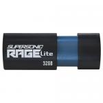 Stick memorie Patriot Supersonic Rage Lite 32GB, USB3.0, Black