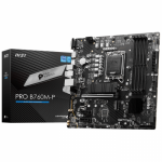 Placa de baza MSI PRO B760M-P, Intel B760, Socket 1700, mATX