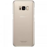 Protectie pentru spate Samsung Clear Cover pentru Galaxy S8 Plus, Gold