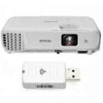 Videoproiector Epson EB-X06, White + Adaptor wireless Epson ELPAP11