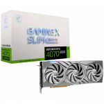 Placa video MSI nVidia GeForce RTX 4070 SUPER GAMING X SLIM WHITE 12GB, GDDR6X, 192bit
