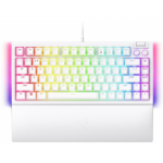 Tastatura Razer BlackWidow V4 75%, RGB LED, USB-A, White