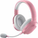 Casti cu microfon Razer Barracuda X Quartz (2022), USB Wireless/3.5mm jack/Bluetooth, Pink-Grey