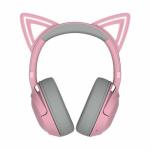 Casti cu microfon Razer Kraken Kitty V2, Bluetooth, Pink-Grey