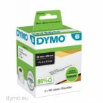 Rola Etichete Adezive Dymo S0722370 28mm/89mm Black on White