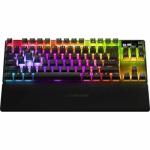 Tastatura SteelSeries Apex Pro TKL (2023), RGB LED, Layout US, USB-C/USB Wireless/Bluetooth, Black
