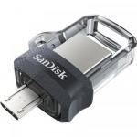 Stick Memorie SanDisk by WD Ultra Dual m3.0 32GB, USB 3.0, Black-Silver