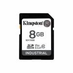 Memory Card SDHC KINGSTON Industrial 8GB, Class 10, UHS-I U3, V30, A1