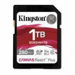 Memory SDXC Kingston Canvas React Plus 1TB, Class 10, UHS-II U3, V60
