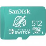 Memory Card microSDXC SanDisk by WD Nintendo Switch Edition 512, Class 10, UHS-I