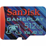Memory Card microSDXC SanDisk by WD GamePlay 512GB, UHS-I U3, V30, A2