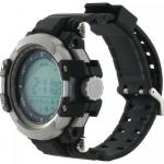 SmartWatch Canyon Military Style, 1.2inch, curea silicon, Black-Silver