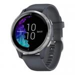 Smartwatch Garmin Venu, 1.2 inch, Curea silicon, Blue Granite-Silver