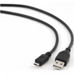 Cablu de date Spacer SPC-MUSB-6, USB 2.0 - micro USB, 1.8m, Black, Bulk