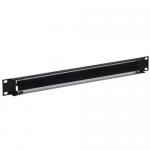 Organizator cabluri Spacer SPCM-1UB-BK, 19inch, Black