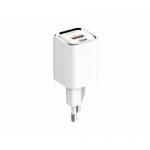 Incarcator retea Serioux QC30W, USB-C, USB-A, 30W, White