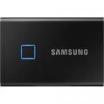 SSD Portabil Samsung T7 Touch, 1TB, USB-C 3.1, Metallic Black