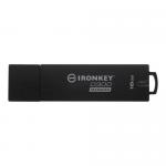 Stick memorie Kingston IronKey D300 Managed, 8GB, USB 3.0, Black