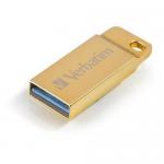 Stick memorie Verbatim Metal Executive 16GB, USB 3.0, Gold
