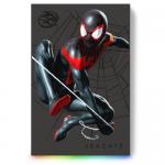 Hard Disk Portabil Seagate Miles Morales Special Edition FireCuda, 2TB, USB 3.0, Black