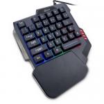 Tastatura Inter-Tech Etherno KB-3035, RGB LED, USB, Black