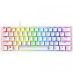 Tastatura Razer Huntsman Mini Mercury Edition Linear Optical Switch ​Mecanica, RGB LED, USB, White